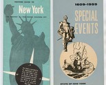 Visitors Guide to New York &amp; Year of History 1609-1959 Special Events Br... - $27.72