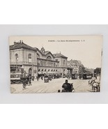 Paris - La Gare Montparnasse L. D.  Vintage  Post Card - $6.77 CAD