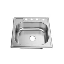 Glacier Bay 25 in. Drop-in Single Bowl 22 Gauge Stainless Steel Kitchen ... - $72.42