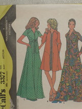 McCall&#39;s Pattern 3377 Misses&#39; Robe or Dress 2 Lengths Size M 12-14 Uncut 70&#39;s - £9.41 GBP
