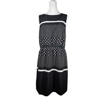 Ann Taylor LOFT Women&#39;s Black and White Tank Dress Size Medium - $24.77