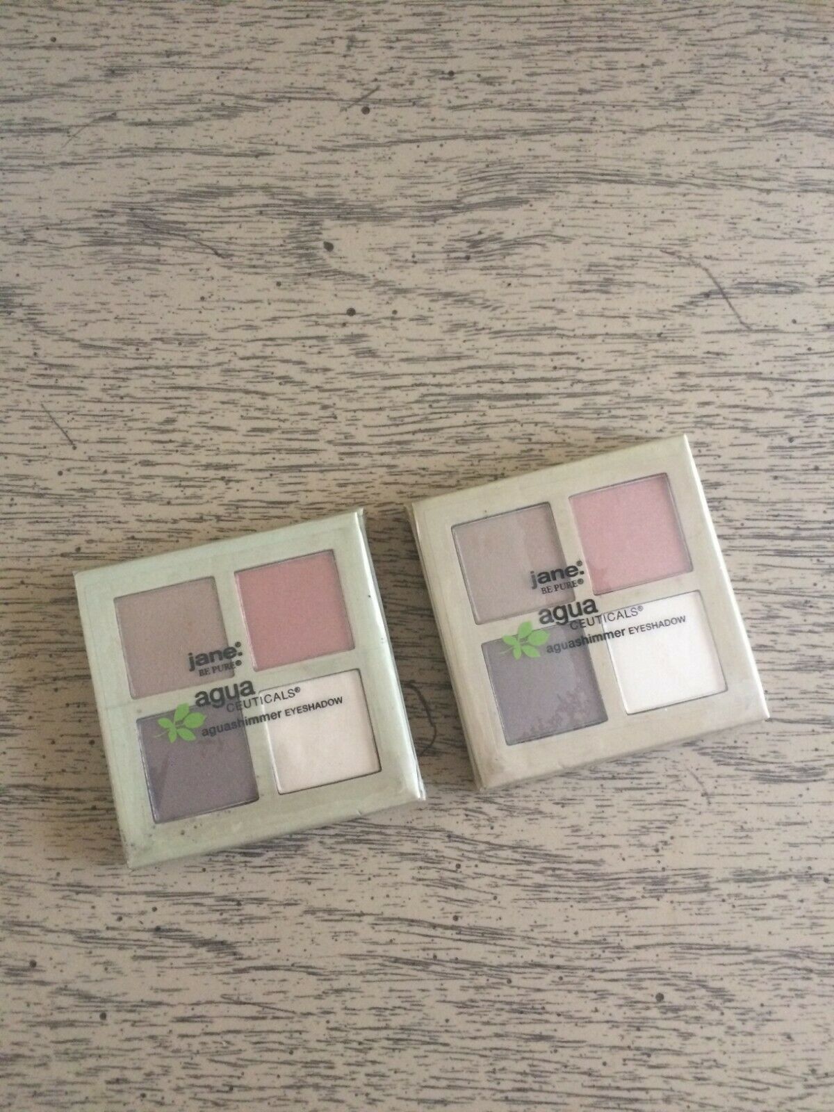 Jane Be Pure Agua Ceuticals Aguashimmer Eyeshadow #02 Sandstorm SEALED Lot of 2  - $14.99