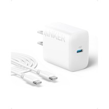 USB C Charger, Anker 20W USB C Fast Wall Charger, USB C Charger Block for 2022/2 - £15.62 GBP