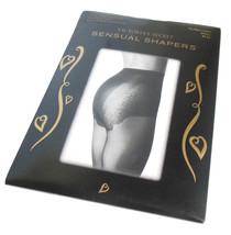 Ladies Victoria&#39;s Secret Sensual Shapers Pantyhose Navy Small Silky Sheer - £9.04 GBP