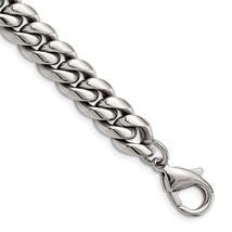 Chisel Stainless Steel Polished 8.5 inch Curb Chain Bracelet - $79.00