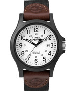 Timex Mens TW4B08200 Expedition Arcadia Brown Fabric Strap Watch - $122.99