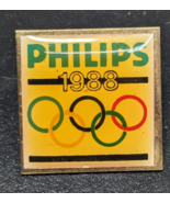 Vintage 1988 Philips Olympic Sponsor Hat Lapel Pin - $181.42 MXN
