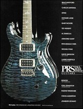 PRS 1989 Who&#39;s Who Guitar Players ad Santana Aerosmith Gary Moore Ted Nugent - £3.36 GBP