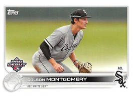 2022 Topps Pro Debut #PD185 Colson Montgomery RC Rookie Card Chicago White Sox - £0.69 GBP