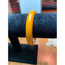 Vintage Marbled Butterscotch Bakelite Bracelet - £28.71 GBP