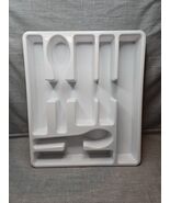 United Plastics 7 Compartment Kitchen Utensil Tray Holder, 13.5&#39;&#39; x 11.5&#39;&#39; - $6.99