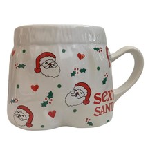 Sexy Santa Coffee Cup Mug Boxer Shorts Christmas Santa Claus Mugz by Ganz NEW - £11.46 GBP