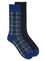 Polo Ralph Lauren Solid & Smith Tartan 2-Pack Socks - £34.67 GBP