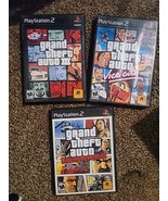 GTA PS2 Game Lot: Grand Theft Auto 3 + Liberty City Stories + Vice City ... - $40.72 CAD