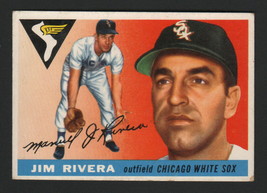1955 Topps Baseball - JIM RIVERA - #58, CHICAGO WHITE SOX - $9.89