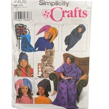 Simplicity Sewing Pattern 7406 Fleece Bag Tote Pillow Bunting - $9.74