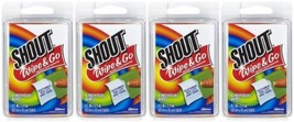 Shout Stain Remover Wipes, Travel Size - 4 ct - 4 pk - $15.66