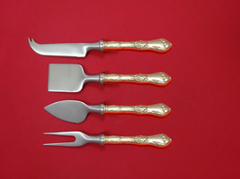Les Cinq Fleurs By Reed &amp; Barton Sterling Cheese Serving Set 4 piece HHW... - $275.32