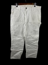 Sherwin Williams Jeans Dickies Sz 36x29 White Paint Grunge Street Wear Mens Pant - £34.73 GBP