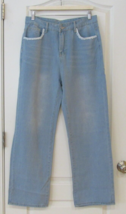 JFN High Rise Wide Leg Lt Wash Blue Jeans Womens Sz L (32-in waist) NWOT - $365.67 MXN