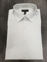 Alfani Mens Dress Shirt size 15-15.5 M 32/33 Light Green/gray - $303.87 MXN