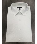 Alfani Mens Dress Shirt size 15-15.5 M 32/33 Light Green/gray - $303.87 MXN