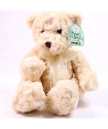 AURORA BEARY FRIENDS COCONUT CREME TEDDY BEAR STUFFED ANIMAL PLUSH TOY W... - $11.64