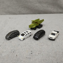 N Scale Model Train Layout Vehicle Lot Mini Vans Dump Truck Union Pacifi... - $12.82