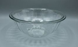 Pyrex #325 2.5L Nesting Mixing Bowl Clear 10&quot; Rimmed Edge Scalloped Ribb... - £14.18 GBP