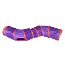 Foldable S-Shaped Cat Tunnel - The Ultimate Play Haven For Your Feline Friend! - £18.07 GBP