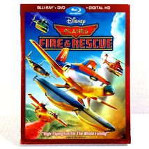 Disney&#39;s: Planes Fire &amp; Rescue (Blu-ray/DVD, 2014) Brand New w/ Slip ! - £9.52 GBP