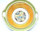 Celebrate Bowl made in Germany 8&quot; Lusterware With Handles Registered Lus... - $7.97