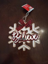 Believe Snowflake Ornament - $9.16