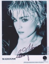 Signed Madonna Autographed w/ Coa 1986 Sire Record Promo Photo - $139.99