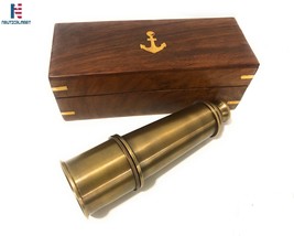 Brass nautical Telescope Antique  Maritime Vintage Birthday Gift  - £38.53 GBP