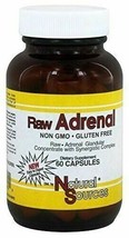 NEW Natural Sources Raw Adrenal 60 Capsules - £12.30 GBP