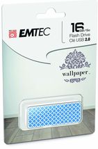 Emtec M700 Wallpaper Flash Drive, 16GB, Blue Tile - ECMMDD16GM710WP10 - $163.68 MXN