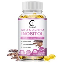 120 Capsules Myo-Inositol & D-Chiro Inositol Supplement Hormonal Balance Support - $31.98