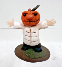 JOL Pumpkin Head Man Halloween ELAYNE WATRUS SCULPTURE Coynes &amp; Company ... - $24.26