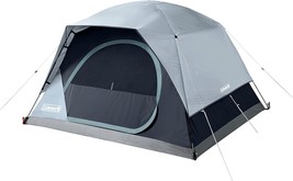 Coleman Skydome Camping Tent With Led Lights, Weatherproof 4/8 Person Fa... - $181.98