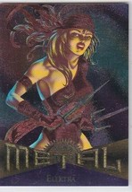 N) 1995 Fleer Marvel Metal Trading Card Elektra #30 - £1.54 GBP