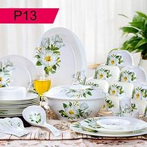 High-class Handmade Artwork 56pcs Dinnerware Sets Bowls Plates Spoons Di... - £361.92 GBP
