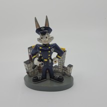 Rare Looney Tunes Bugs Bunny Bad Ass City Police Cop Policeman Figurine Statue  - £104.23 GBP
