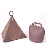 2 Bells-Vintage-Rustic-No Clappers - $51.41