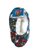 Nintendo SUPER MARIO Luigi Cozy Fuzzy Babba Slipper Socks Shoe Size 8-13... - £14.19 GBP