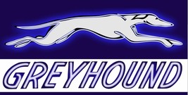 Greyhound Bus Lines Neon Stylized Metal Sign - $49.95