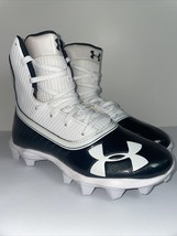 Under Armour Highlight RM JR White Football Cleats Youth 2Y 3021201-002 - $29.65