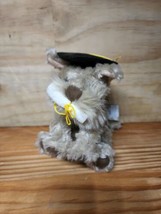 Gund Barkley graduation Plush 5&quot;Tan Stuffed Animal Toy - £4.62 GBP