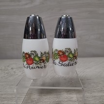 Westinghouse Salt &amp; Pepper Glass Shakers Table Set Fruit Vegetables BEAU... - $9.00