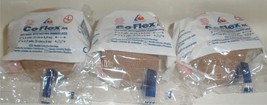 Andover CO-FLEX Nl 2x5Yds Tan Flesh 3-PACK Cohesive Flexible Elastic Latex Free - £19.17 GBP
